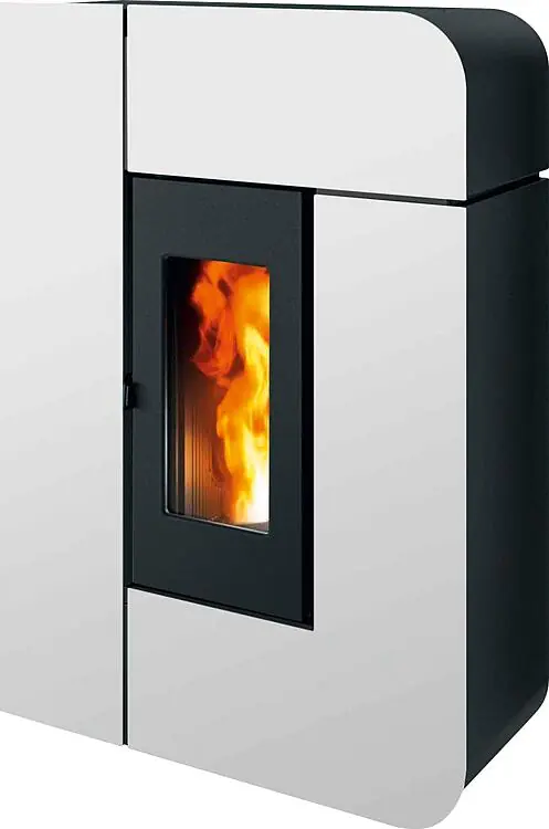 Pelletofen MCZ Alea Air 7 R, Grundgerät mit Verkleidung Weiß Metall, 7,0 KW Preiswert