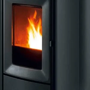 Neue Ware Pelletofen MCZ EGO Hydromatic 8 R, Grundgerät mit Verkleidung Schwarz Metall , 8,0 KW
