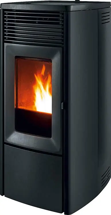 Neue Ware Pelletofen MCZ EGO Hydromatic 8 R, Grundgerät mit Verkleidung Schwarz Metall , 8,0 KW