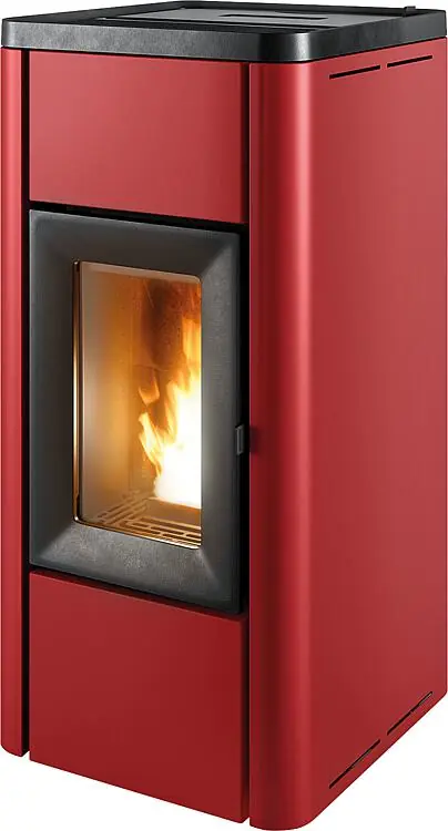 Pelletofen MCZ GHEA Air 6 R, Grundgerät mit Verkleidung Metall Bordeaux_304 Top-Preis
