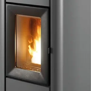 Must-Have Pelletofen MCZ GHEA Air 6 R, Grundgerät mit Verkleidung Metall Silber_313