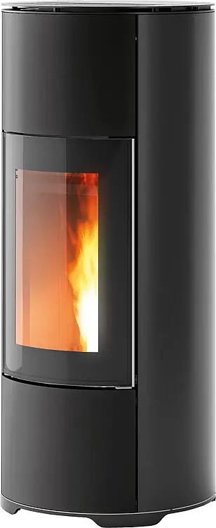 Pelletofen MCZ Halo Air 8 R, Grundgerät mit Verkleidung Schwarz Metall, 8,1 KW Saisonangebot