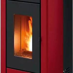 Neuheit Pelletofen MCZ May Air 7 R, Grundgerät mit Verkleidung Bordeaux Metall, 7,0 KW