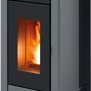 Versand Am Gleichen Tag Pelletofen MCZ May Air 7 R, Grundgerät mit Verkleidung Silber Metall, 7,0 KW