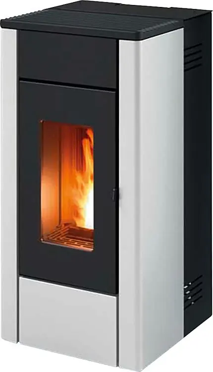 Pelletofen MCZ May Air 7 R, Grundgerät mit Verkleidung Weiß Metall, 7,0 KW Meistverkauft