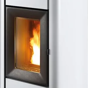 Preisknaller Pelletofen MCZ Mida Air 8 R, Grundgerät mit Verkleidung Weiß Metall, 8,0 kW