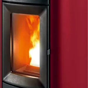 Pelletofen MCZ Musa Air 10 R, Grundgerät mit Verkleidung Bordeaux Metall, 10,0 KW Wochenendangebot