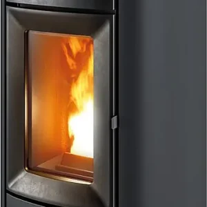 Pelletofen MCZ Musa Air 10 R, Grundgerät mit Verkleidung Schwarz Metall, 10 KW Highlight