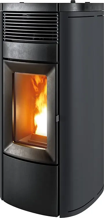 Pelletofen MCZ Musa Air 10 R, Grundgerät mit Verkleidung Schwarz Metall, 10 KW Highlight