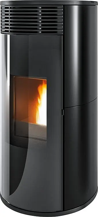 Online Kaufen Pelletofen MCZ Pad Hydromatic 18 R, Grundgerät mit Verkleidung Schwarz Keramik plan, 17,7 KW