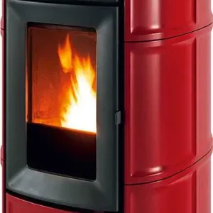 Pelletofen MCZ Suite Hydromatic 18 R, Grundgerät mit Verkleidung Bordeaux Ceramic, 17,7 KW Ausverkauf