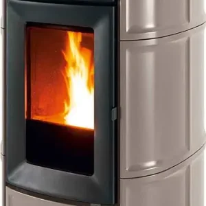 Solange Der Vorrat Reicht Pelletofen MCZ Suite Hydromatic 18 R, Grundgerät mit Verkleidung warm Grau Ceramic, 17,7 KW