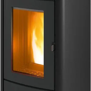 Pelletofen MCZ Tecla Air 6 R, Grundgerät mit Verkleidung Schwarz Metall, 6,3 KW Highlight