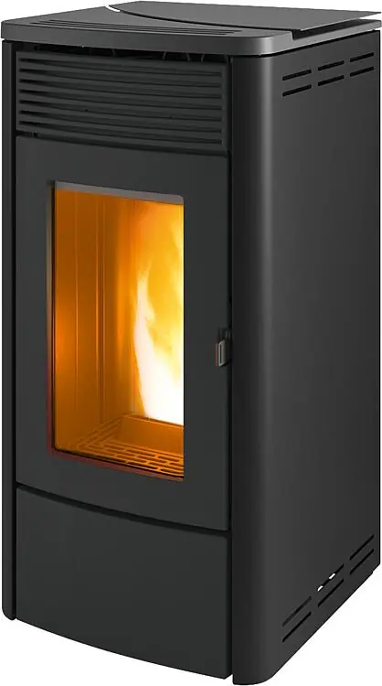 Pelletofen MCZ Tecla Air 6 R, Grundgerät mit Verkleidung Schwarz Metall, 6,3 KW Highlight