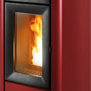 Geprüft Pelletofen MCZ TEIA C. Air 10 R, Grundgerät mit Verkleidung Metall Bordeaux_304