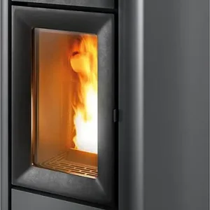 Pelletofen MCZ TEIA C. Air 10 R, Grundgerät mit Verkleidung Metall Dark_308 Online Kaufen