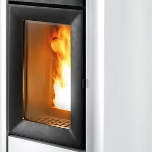 Nur Heute Pelletofen MCZ TEIA C. Air 10 R, Grundgerät mit Verkleidung Metall Weiß_302