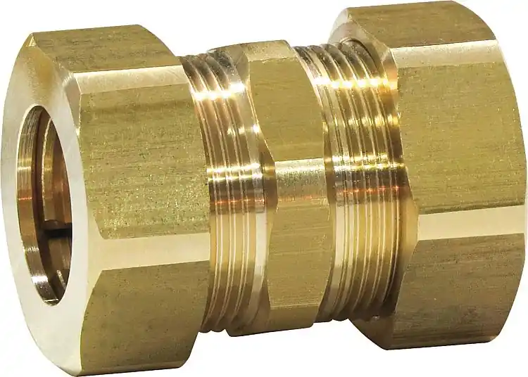 Highlight Quick Fix Pro - Verschraubung DN16 x DN16 Kupplung, Steck- fitting, Messing