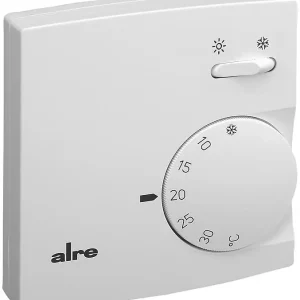 Neue Kollektion Raumtemperaturregler Aufputz, Heizen / Kühlen, reinweiß, RTBSB-001.065