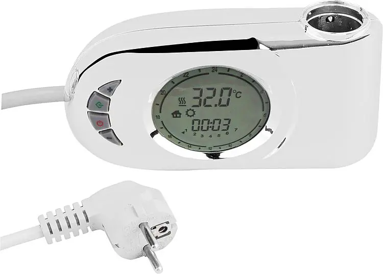 Raumtemperaturregler Musa Eco, 230V, max.2000W, Klasse 1, Farbe Weiss Markenprodukt