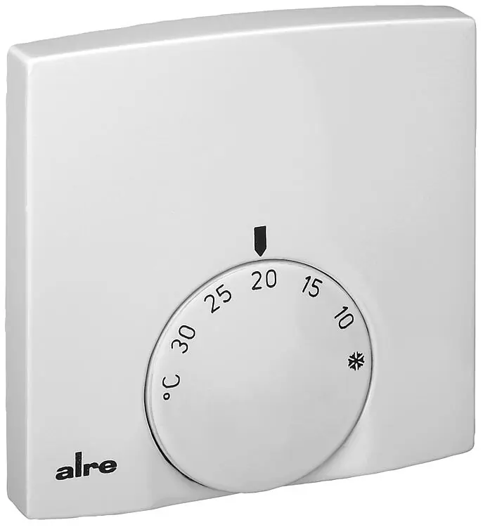 Sichere Zahlung Raumtemperaturregler, Aufputz superflach, verkehrsweiß, RTBSB-201.000-20