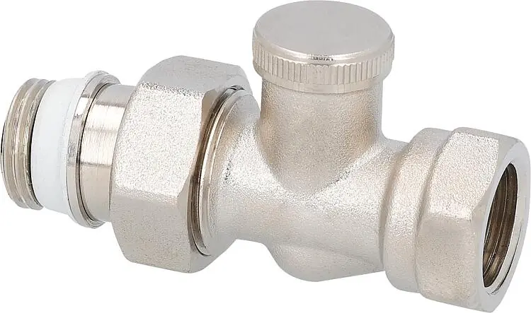 Neue Kollektion Rücklaufverschraubung Typ Standard IG, Messing vernickelt, DN 10 (3/8") Durchgang