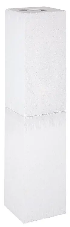 Expressversand Schachtelement Porifix, mit Kunststoff-Abgasleitung, 210 x 210 x 1000 mm, DN 60