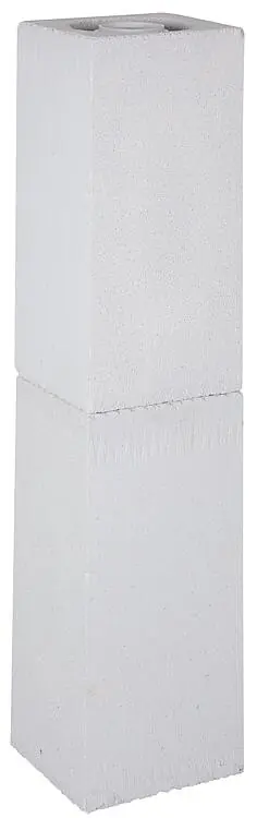 Sonderaktion Schachtelement Porifix, mit Kunststoff-Abgasleitung, 210 x 210 x 1000 mm, DN80