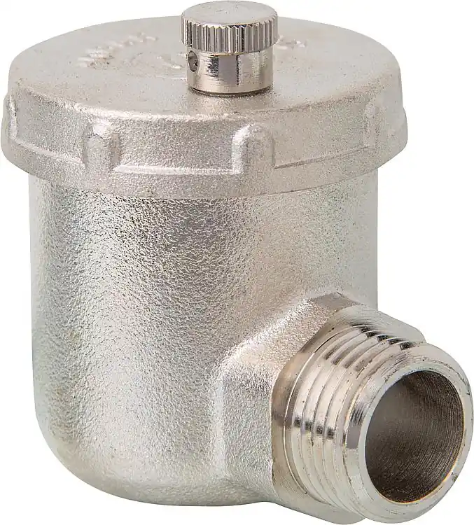 Preis Gesenkt Schnellentlüfter mit Winkelanschluß DN15(1/2") AG, Messing verchromt