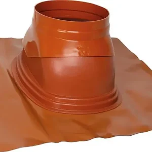 Schrägdachpfanne Skobifix DN 125, rot, 25° - 45° Bestseller