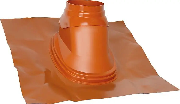 Jetzt Kaufen Schrägdachpfanne Skobifix DN 125, rot, 35° - 55°