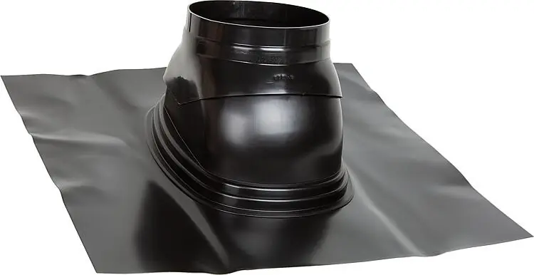 Sale Schrägdachpfanne Skobifix DN 125, schwarz, 25° - 45°