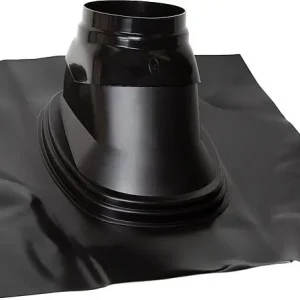 Neue Ware Schrägdachpfanne Skobifix DN 125, schwarz, 35° - 55°
