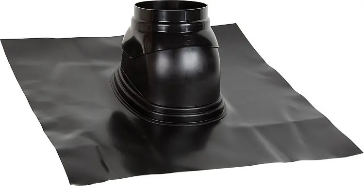 Neue Ware Schrägdachpfanne Skobifix DN 125, schwarz, 5° - 25°
