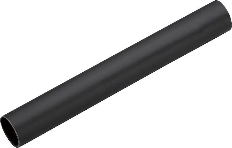 Must-Have Schutzrohr geschlitzt Schwarzgrau, ähnlich RAL 7021 19 mm für Heizkörper Rosetten 160 mm
