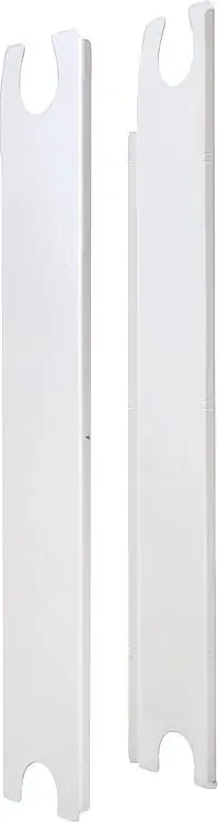 Rabatt Seitenblenden-Set für Simun Super B4 - 350/100, weiß, RAL9010
