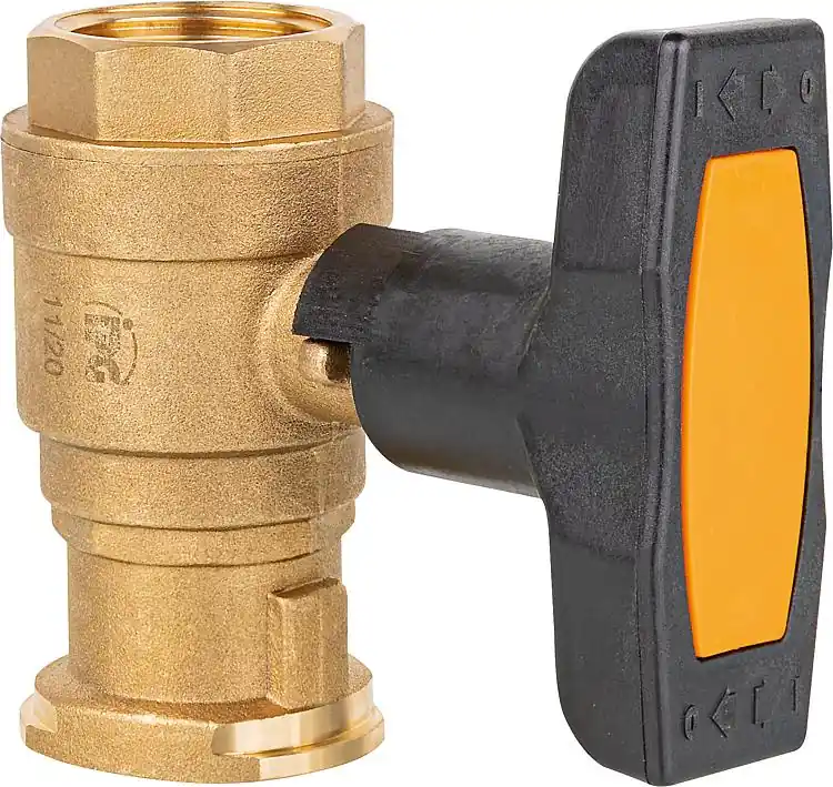 Neu Im Sortiment Solar-Isolier-T-Kugelhahn Typ F DN25 (1") IG x DN25 (1") Flansch voller Durchgan