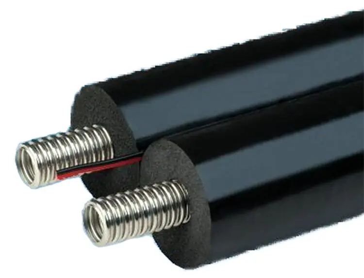Must-Have Solar-Wellrohr 2 in 2 DN 12, 10m mit Isolierung und Fühlerkabel