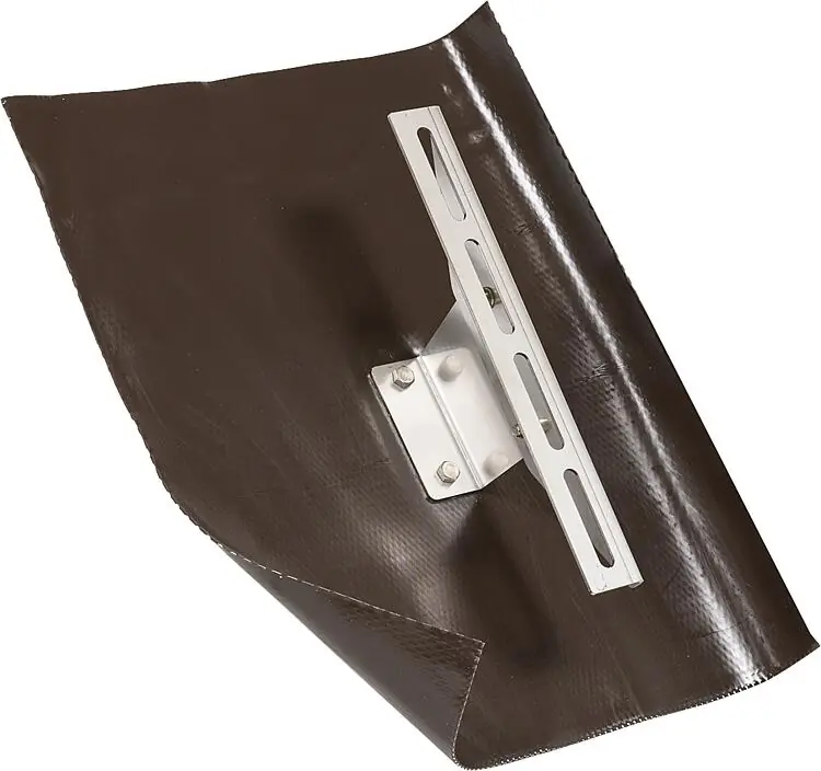 Solarflex-Universalträgerpfanne braun 400/560mm, Stütze Edelstahl passend für Lattung 30 x 50 Abverkauf