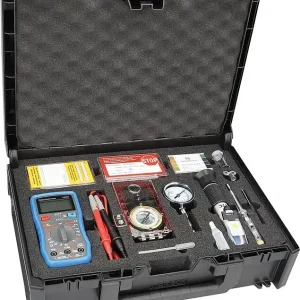 Solarprüfkoffer mit Handrefraktometer, Kompass Multimeter, Prüfstreifen Knallerangebot