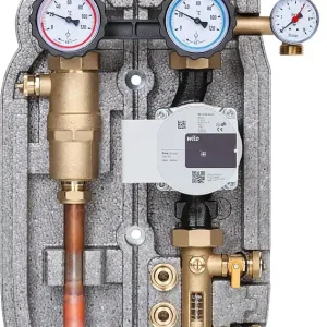 Begrenztes Angebot Solarstation Easyflow 22mm Zweistrang,2-12l/min,Luftabsch., Wilo Para ST25/6