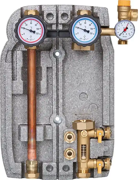 Online Kaufen Solarstation Easyflow Typ 2 Zweistrang,ohne Umwälzpumpe Durchfluss 2-12 l/min,