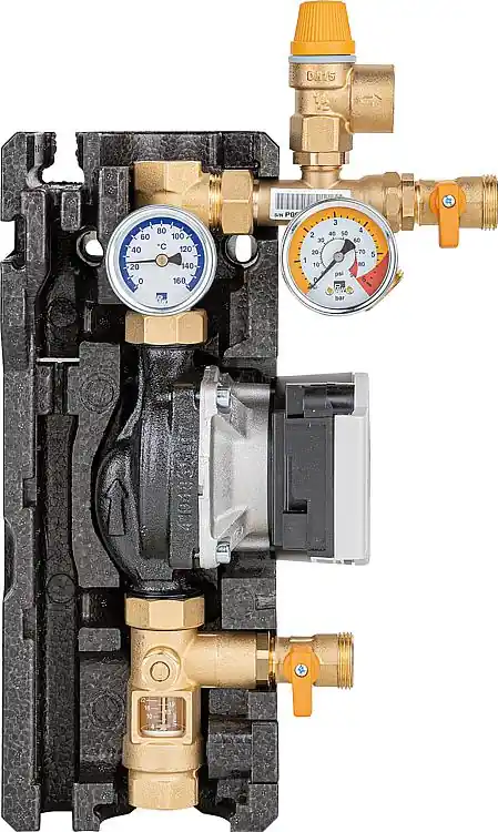 Super-Preis Solarstation Midi Basic RI DN20(3/4"), 1-Strang, Flowmeter Wilo Para ST 15-130/7