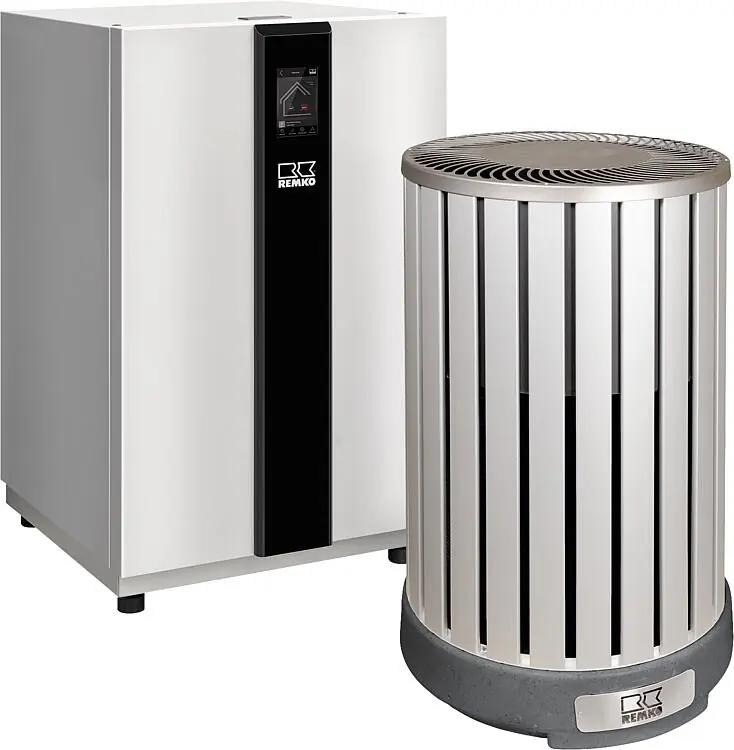 Sonderangebot Split-Wärmepumpe Remko HTS 130, 8 - 13 kW, Aussenmodul Aluminiumoptik