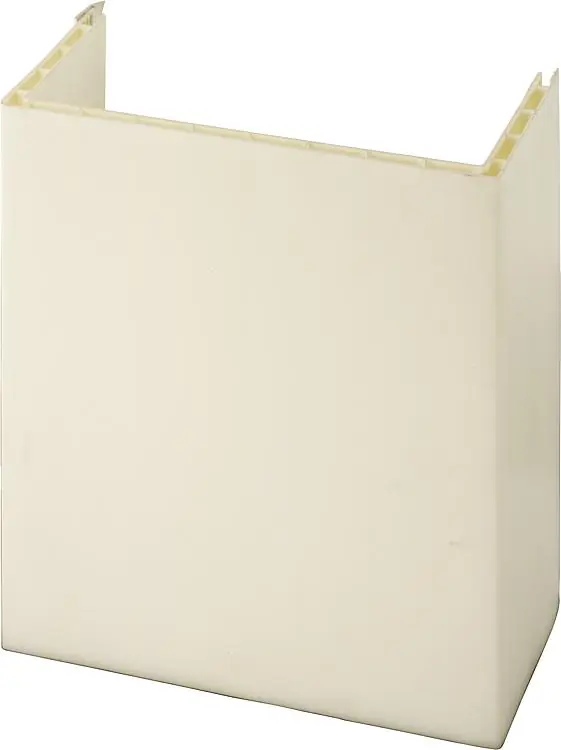 Ausverkauf Steigstrangprofil 3-schenklig weiss, 50x100x50mm VPE = 2x3 Meter