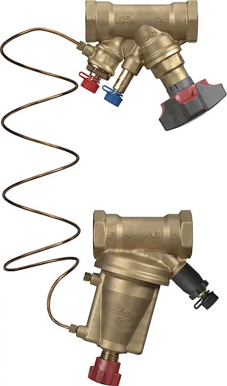 Strangregulierset IMI TA STAP/STAD 10-40 kPa, STAP DN 32 (11/4"), STAD DN 32 (11/4") IG Knallerangebot