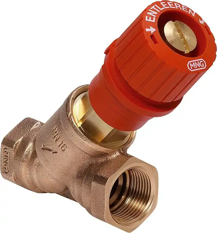 Strangregulierventil Honeywell Kombi-3-Plus, V5000 DN10(3/8")IG, rot Versand Am Gleichen Tag