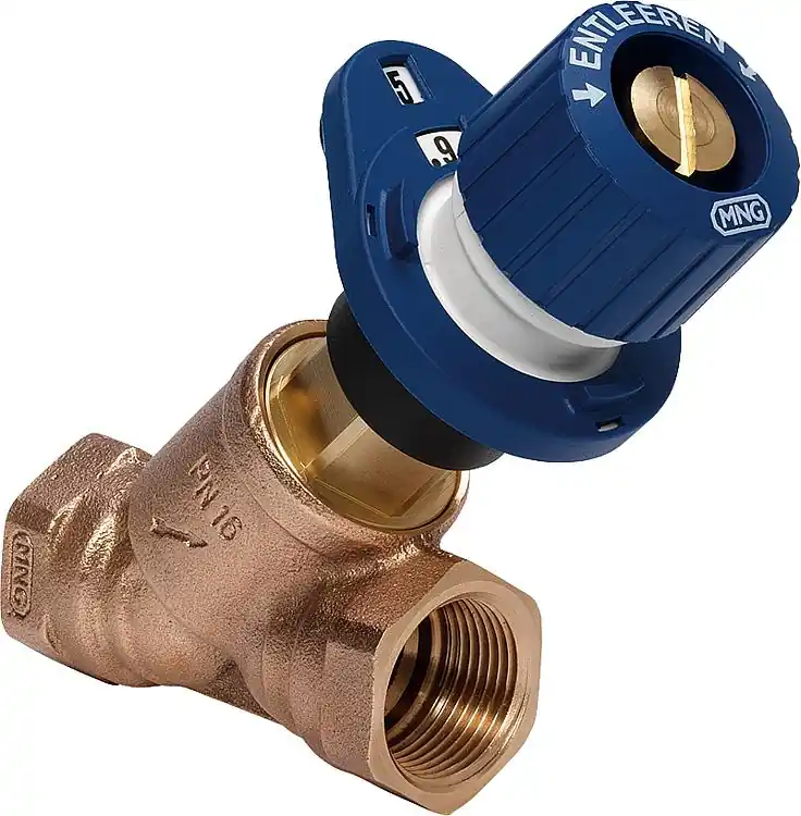 Strangregulierventil Honeywell Kombi-3-Plus, V5010Y DN10(3/8")IG, blau Wochenendangebot