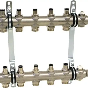 Expressversand Strawa-Heizungsverteiler Typ e-class 5502 2HK Überwurfmutter 1"