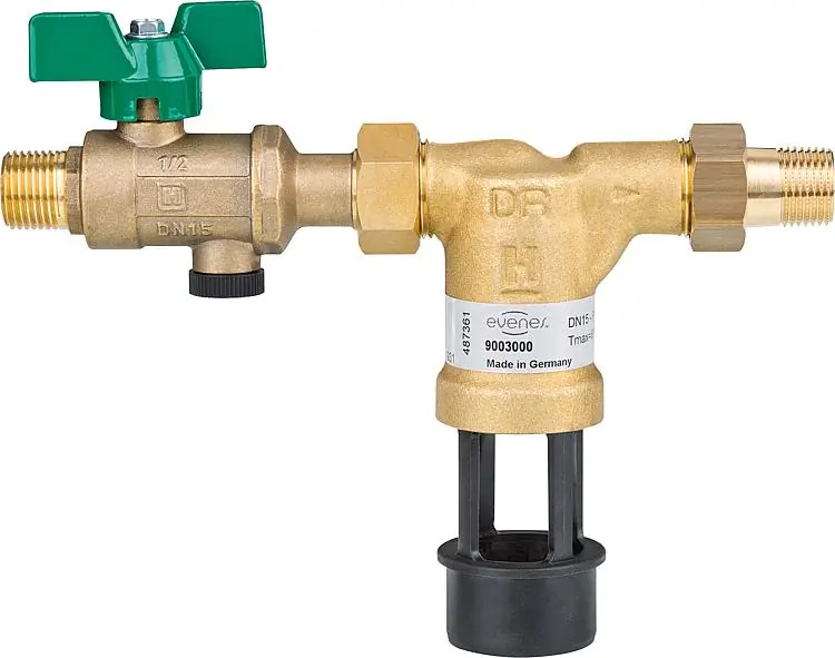 Sale Systemtrenner evenes CA295 1/2", mit Absperrung und Entleerung